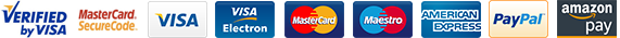 Visa Electron, Visa, MasterCard, Maestro, American Express and PayPal